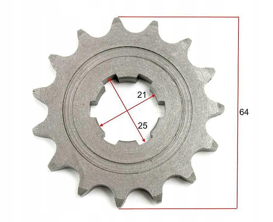 Zębatka przód mała łańcuchowa WFM OSA z 15 POLSKA Waga produktu z opakowaniem jednostkowym 0 kg