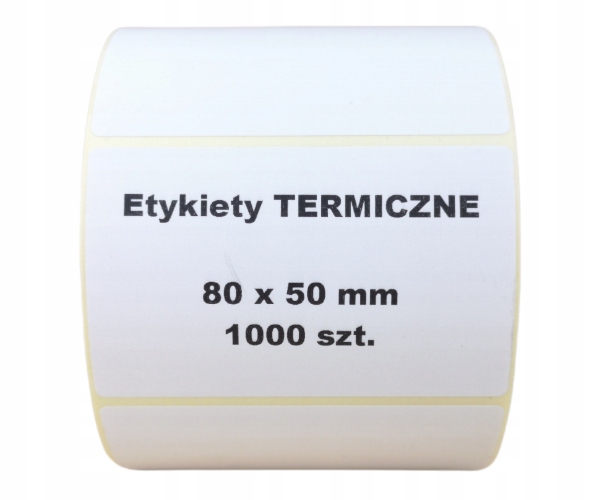 

etykiety Termiczne 80x50 samoprzylepne 1000 Zebra
