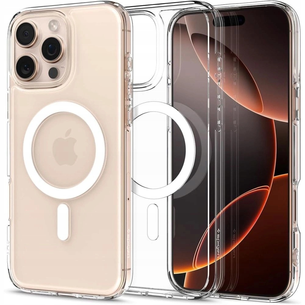 Etui Spigen Ultra Hybrid Mag z MagSafe na iPhone 16 Pro Max białe