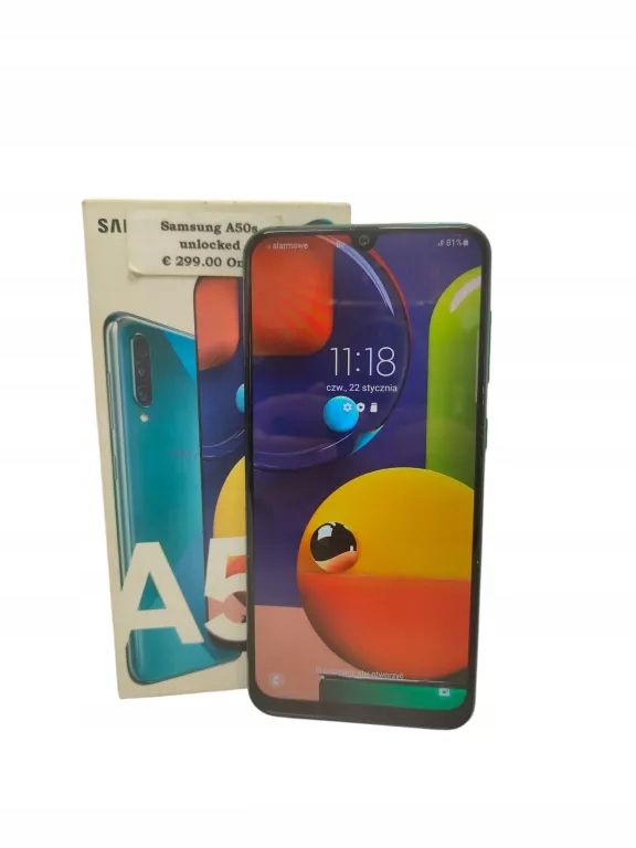 Smartfon Samsung Galaxy A50 4 GB / 64 GB 4G (LTE) niebieski