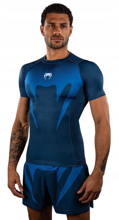 Venum Rashguard Krátký rukáv Short Sleeve No Gi Indigo S