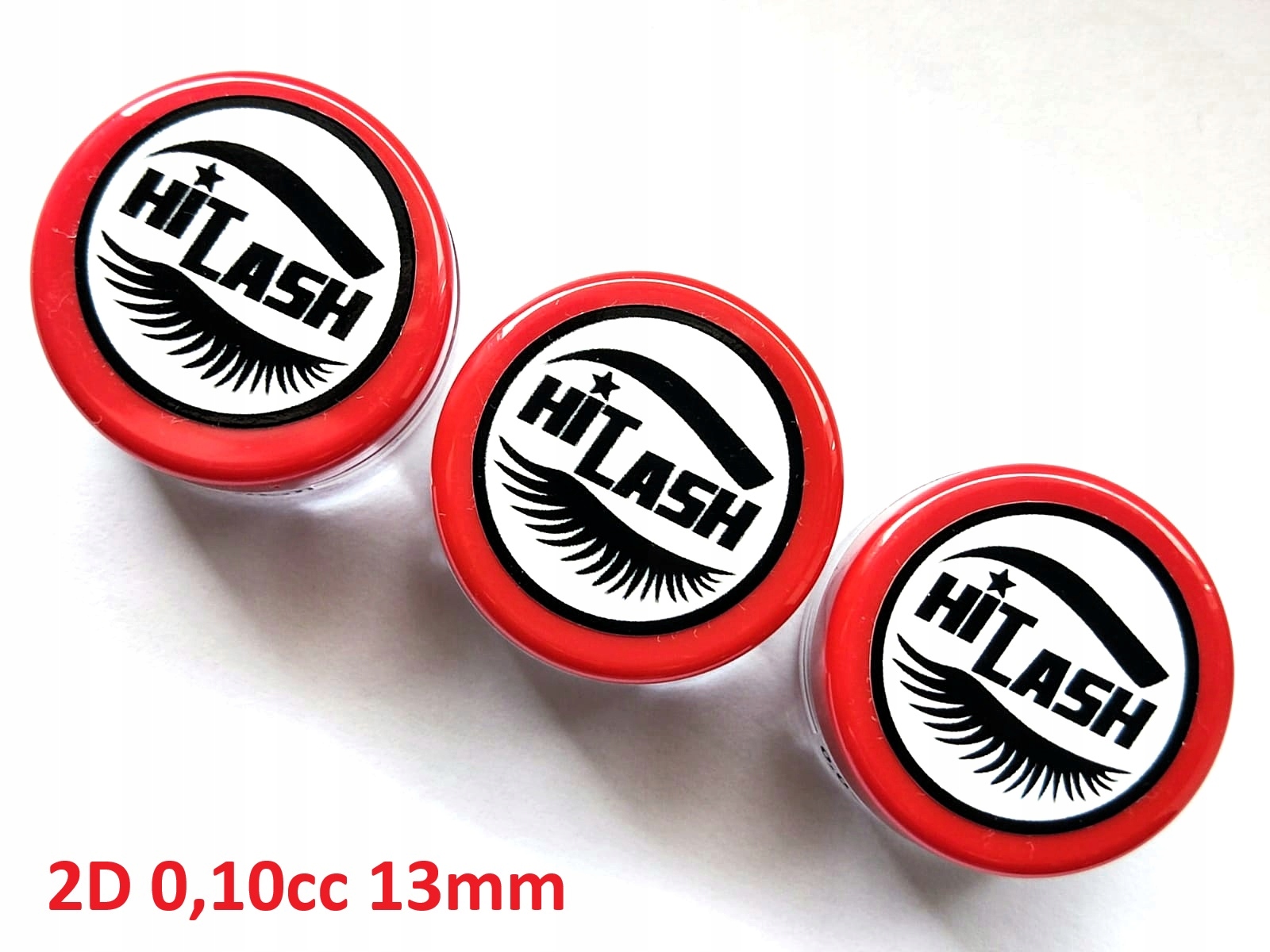 řasy hotové trsy řas sypané 1000 trsů 2D 0,10cc 13mm