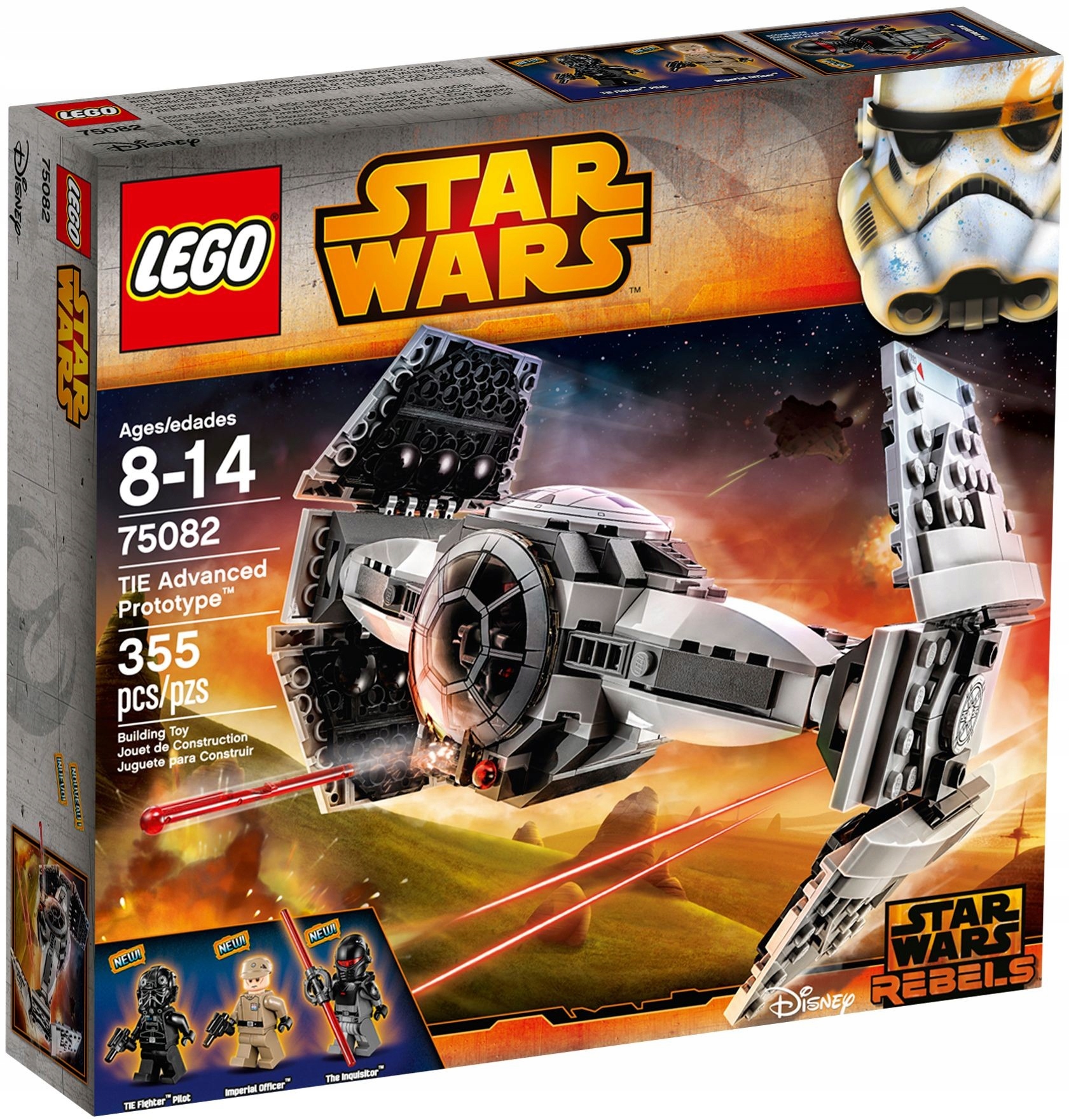 Klocki Lego Star Wars Zestaw Myśliwiec Inkwizytora 75082