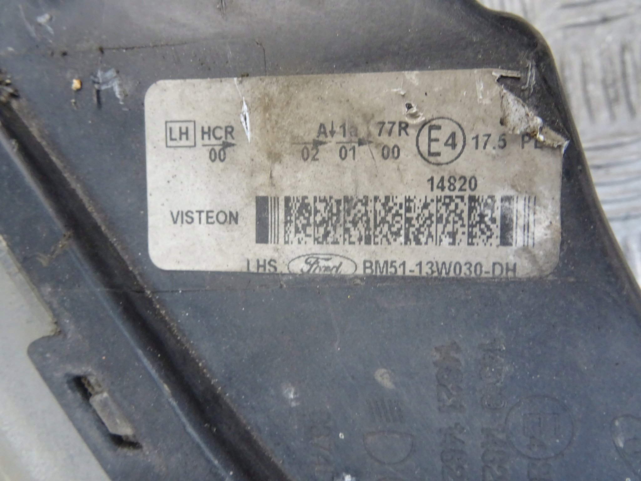 FORD FOCUS MK3 light left left front 8M51-13W030-DH UK