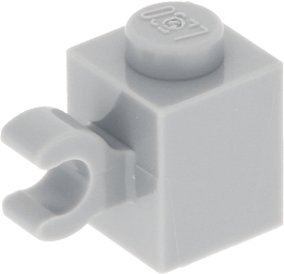 

Lego 60476 klocek z uchwytem 1x1 j. szary 10 szt N