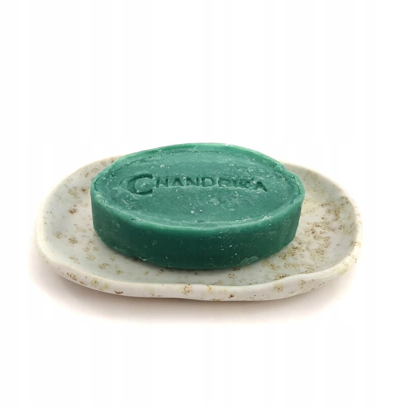 

Mydelniczka owalna (biała nakrapiana, ceramiczna)