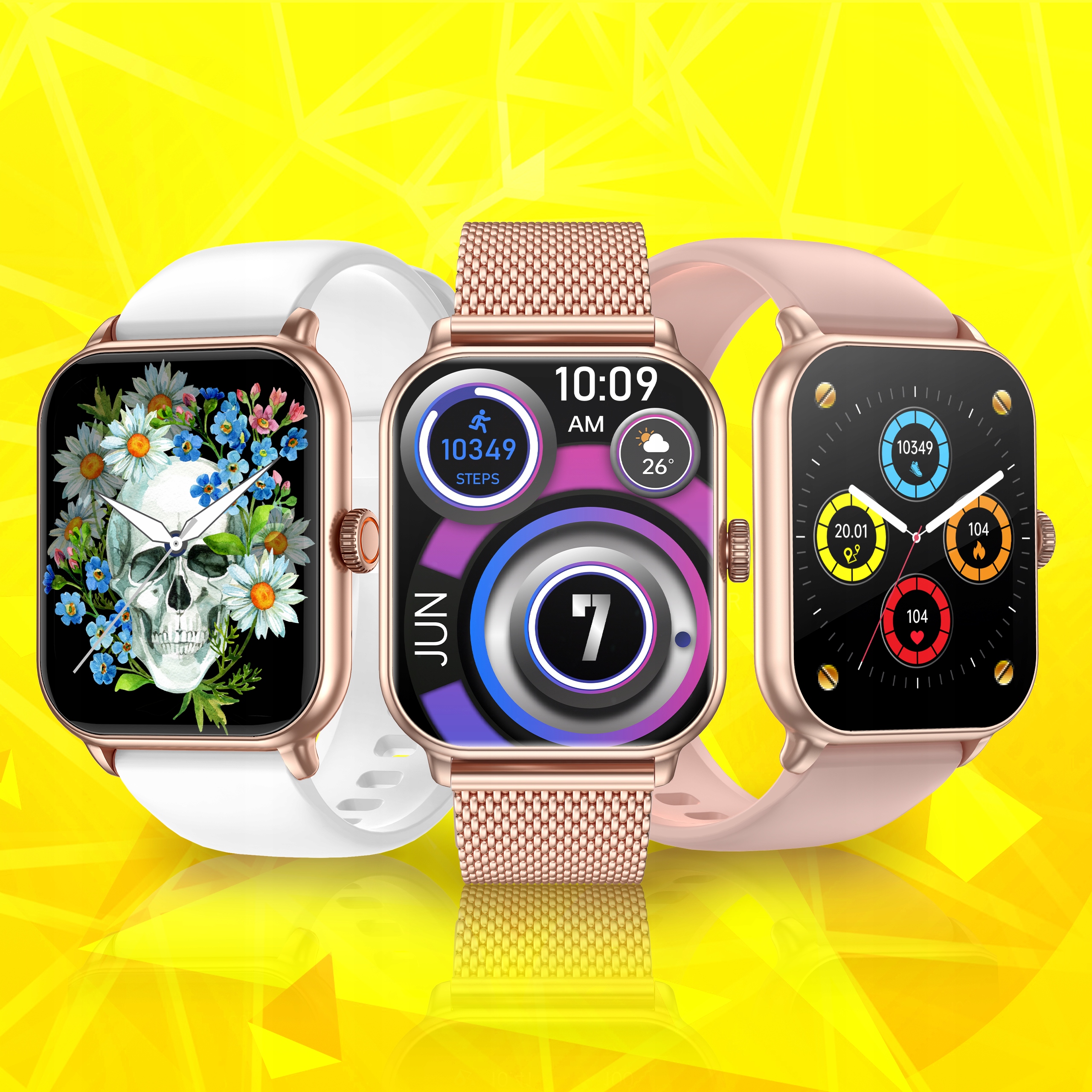 SMARTWATCH ZEGAREK MENU POLSKIE DAMSKI ROZMOWY SPORT PULS WATCH Wodoszczelność tak