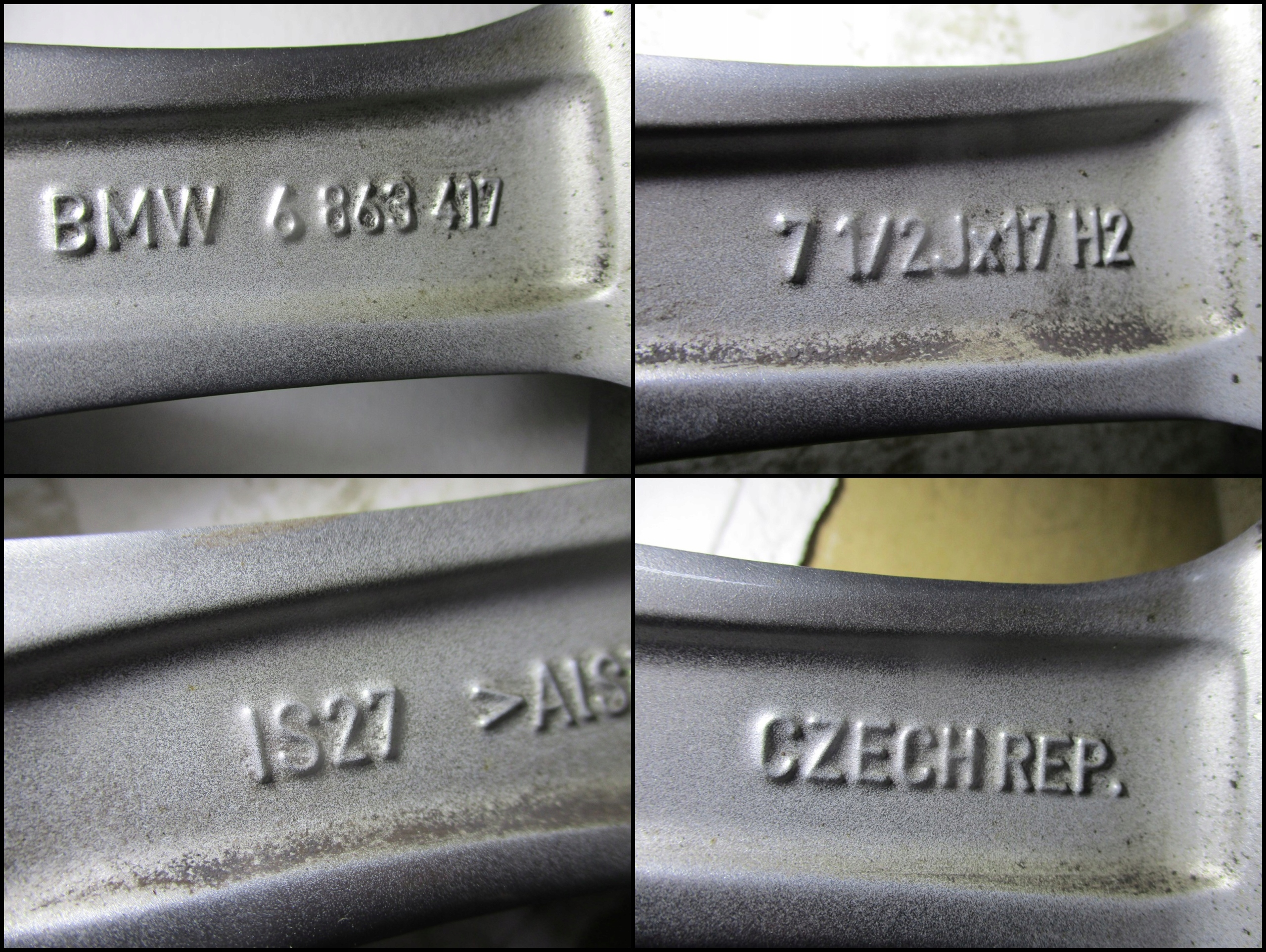 wheels discs tyres BMW 5 G30 R17 M+S RUN FLAT