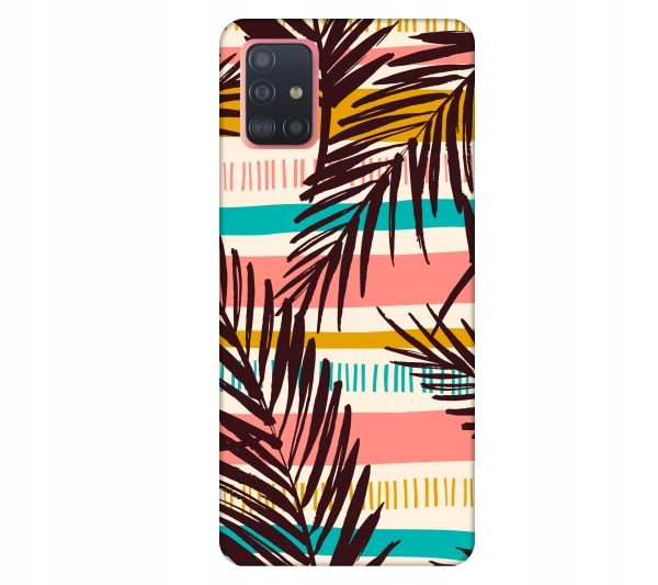 

Etui pokrowiec do Samsung Galaxy A51 Liscie tropik