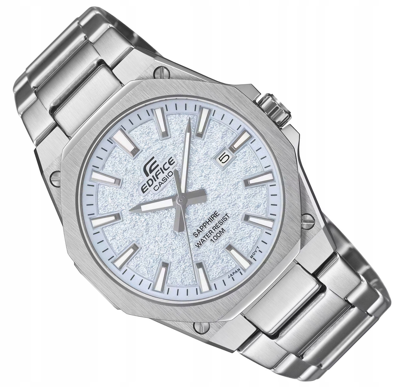Modré Pánské Ocelové Hodinky Casio Edifice EFR-S108DE -2 Safírové Sklo