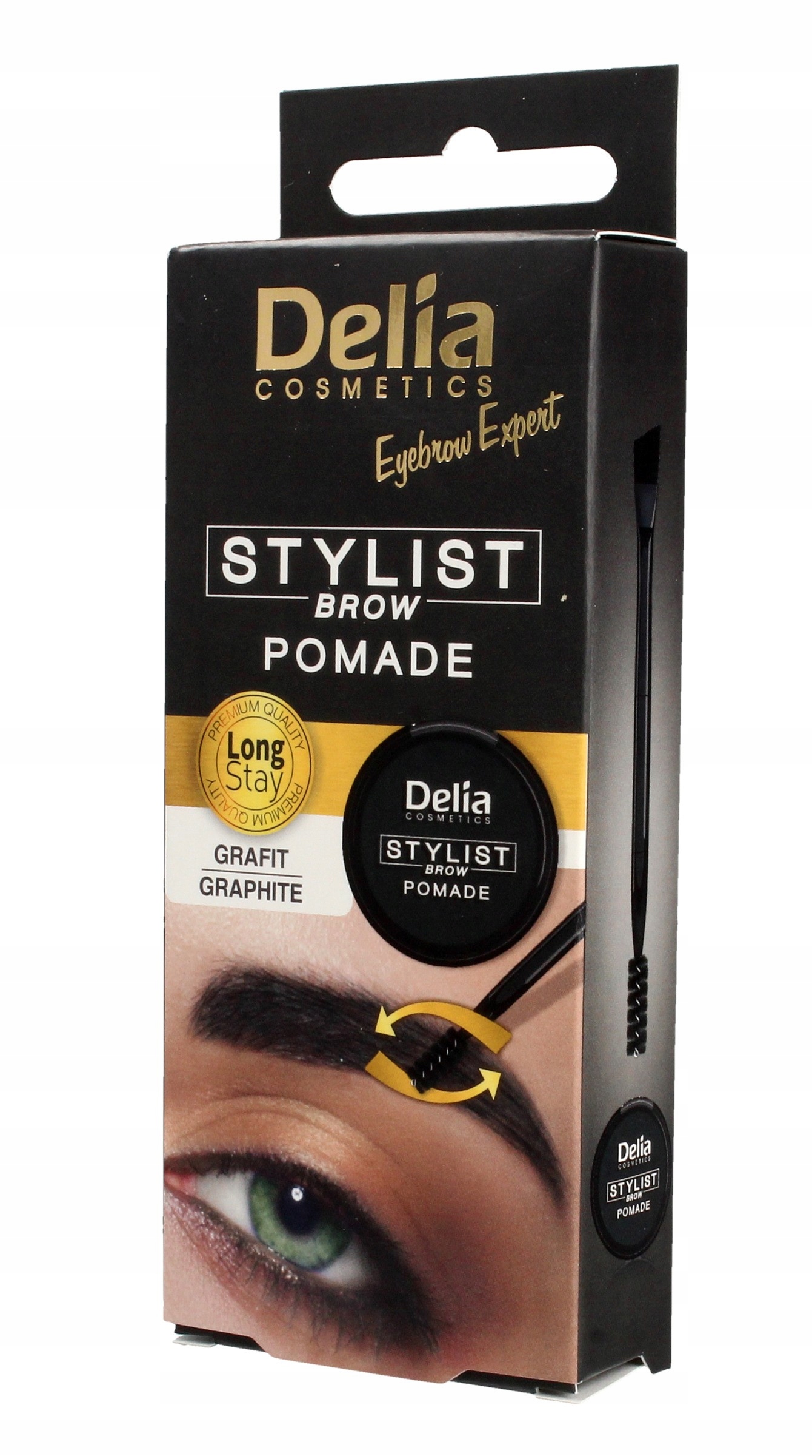 

Delia Cosmetics Eyebrow Expert Pomada do brwi Graf