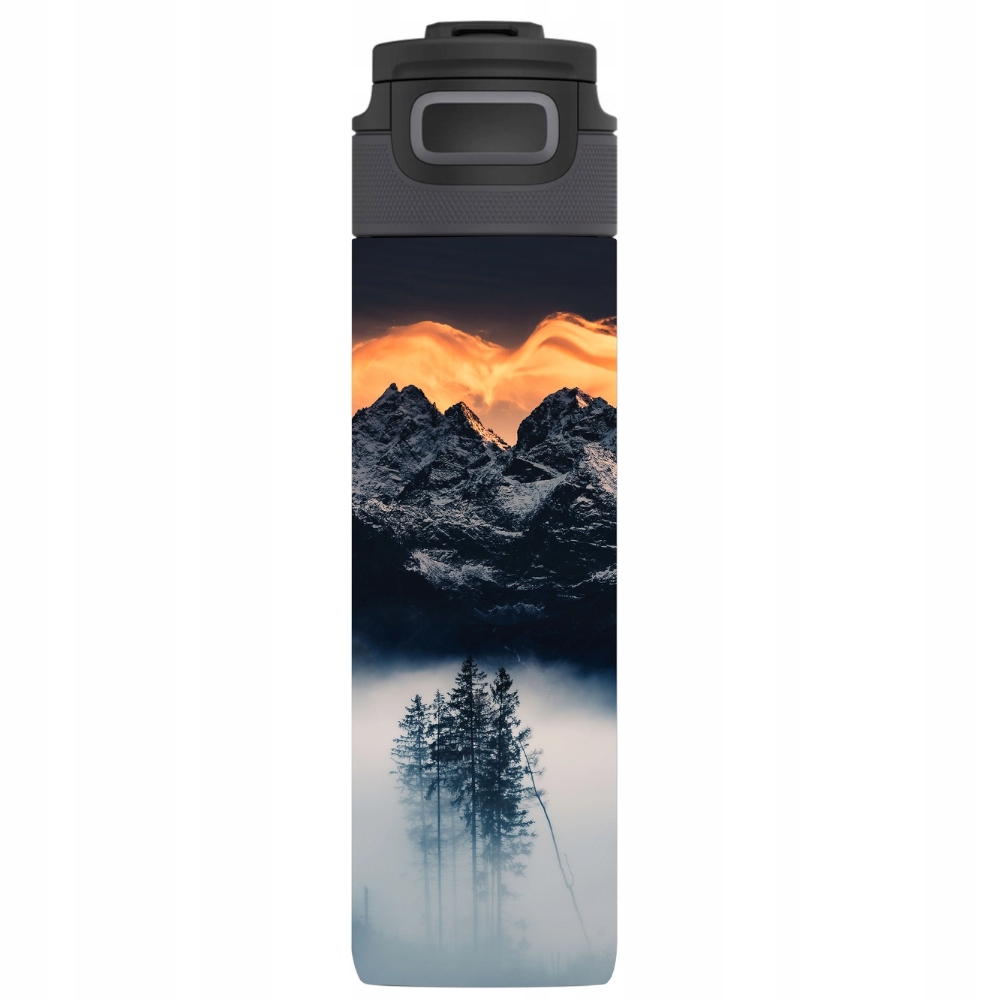 Butelka termiczna 600ml termos podróżny do auta, szczelny Kambukka Rysy