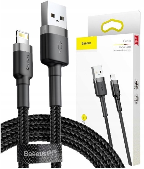

Baseus Kabel do Iphone Xs Xr X 8 7 6 6S 5S Plus 2m