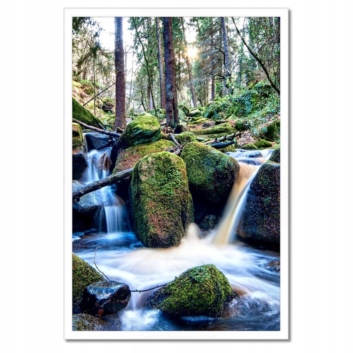 Plakáty v rámu 40x60 Horský potok Krajina