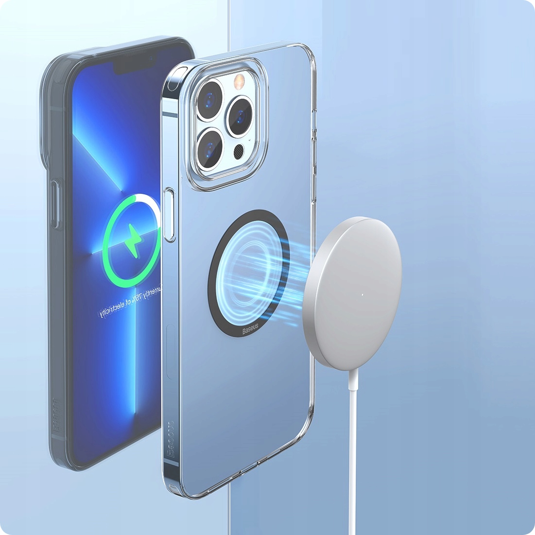 BASEUS 2x ADAPTER BLASZKA MAGNES RING DO MAGSAFE NA TELEFON DO UCHWYTU EAN (GTIN) 6932172612832