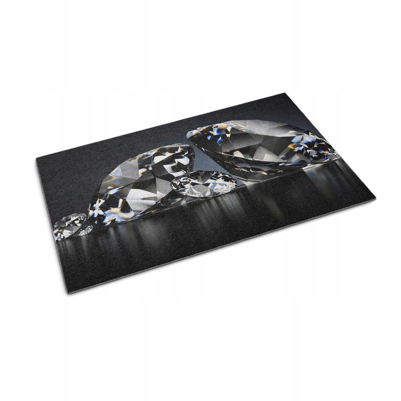 Vstupná rohož pod dvere 150x100 Diamanty