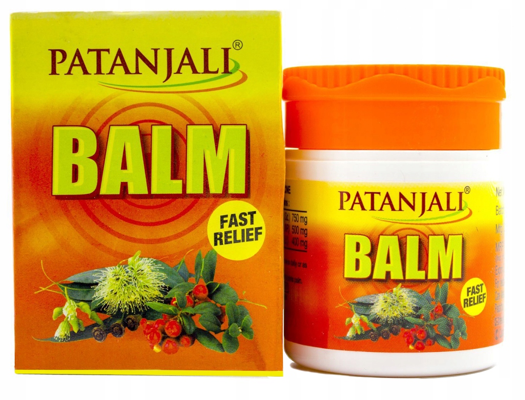 

Patanjali Balm Maść Ból Głowy Przeziębienie 10 g
