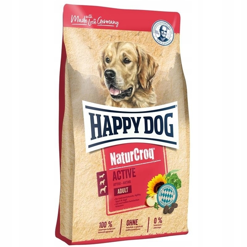 Happy Dog karma NaturCroq Active Adult 15 kg+4GRAT