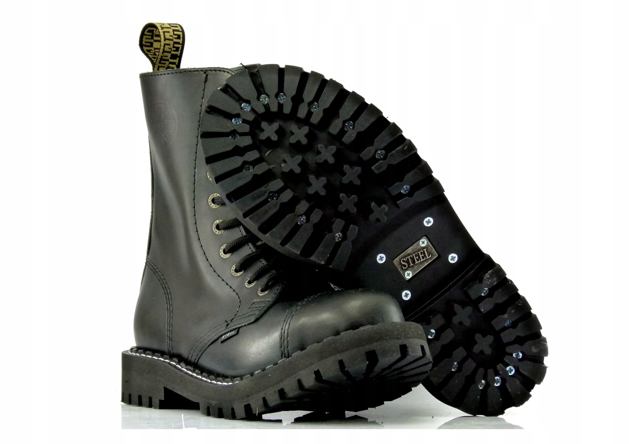 36 KULTOWE GLANY STEEL 105 106 oryginał Rozmiar 36