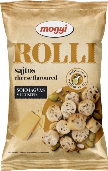 Grzanki Rolli o smaku serowym w oliwie 65 g x 12 EAN (GTIN) 5997347540090