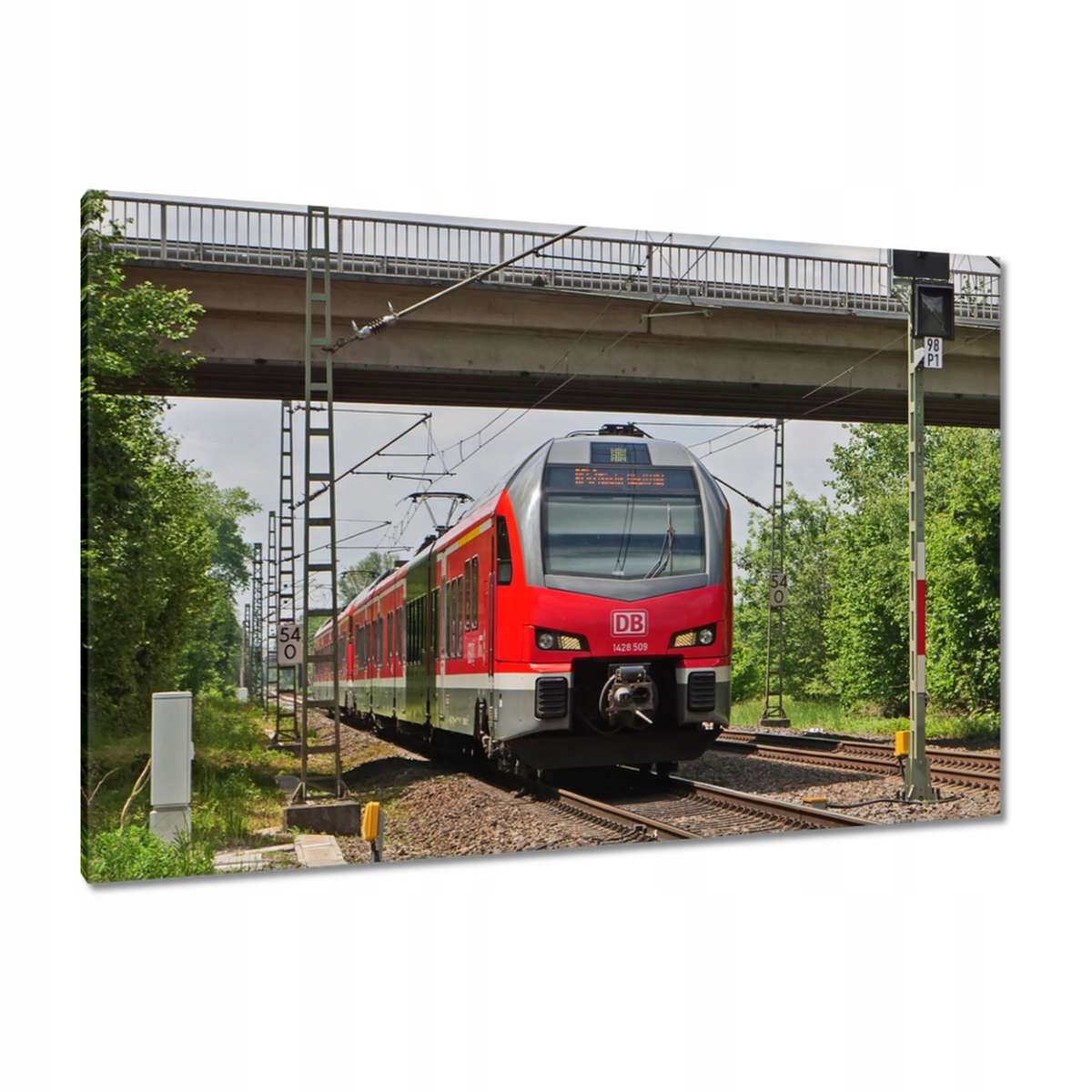 Obrazy 120x80 Železniční koleje