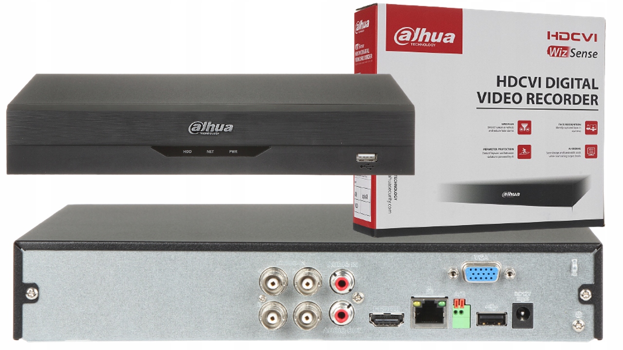 Rejestrator 5w1 DAHUA XVR5104HS-4KL-I2/4CH 8Mpx