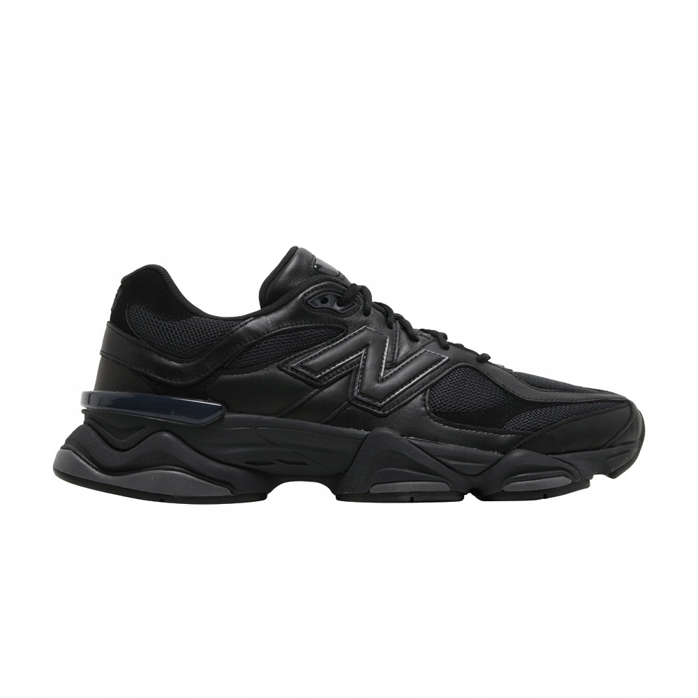 New Balance 9060 Triple Black Leather