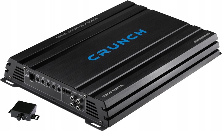 Crunch GPX3300.1D automobilový zosilňovač Monoblock MaX PoweR 1650W diaľkový ovládač