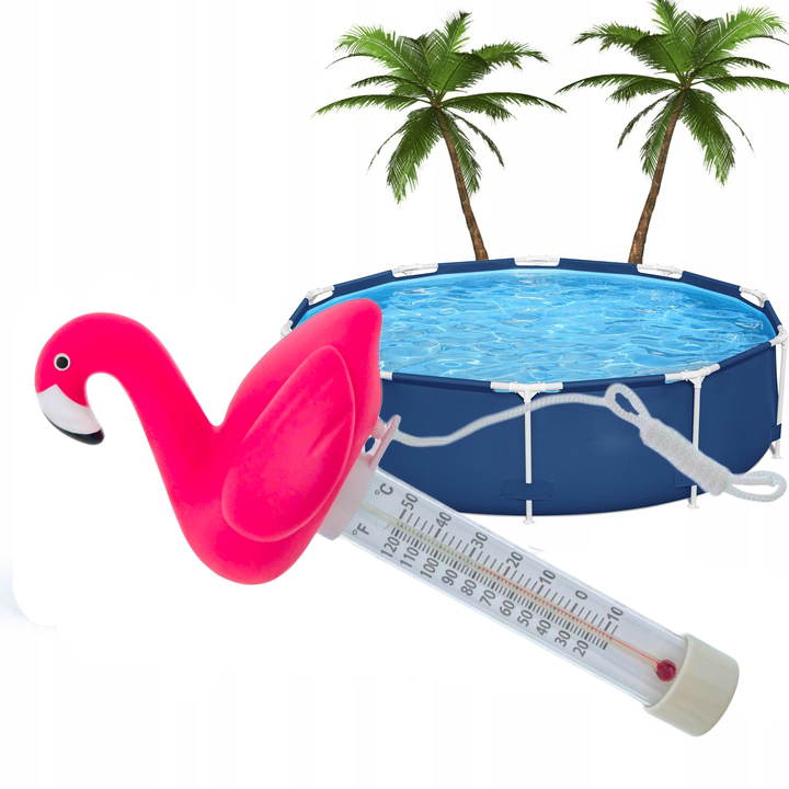 PŁYWAJĄCY TERMOMETR DO BASENU BASENOWY FLAMING DO WODY TEMPERATURA JACUZZI