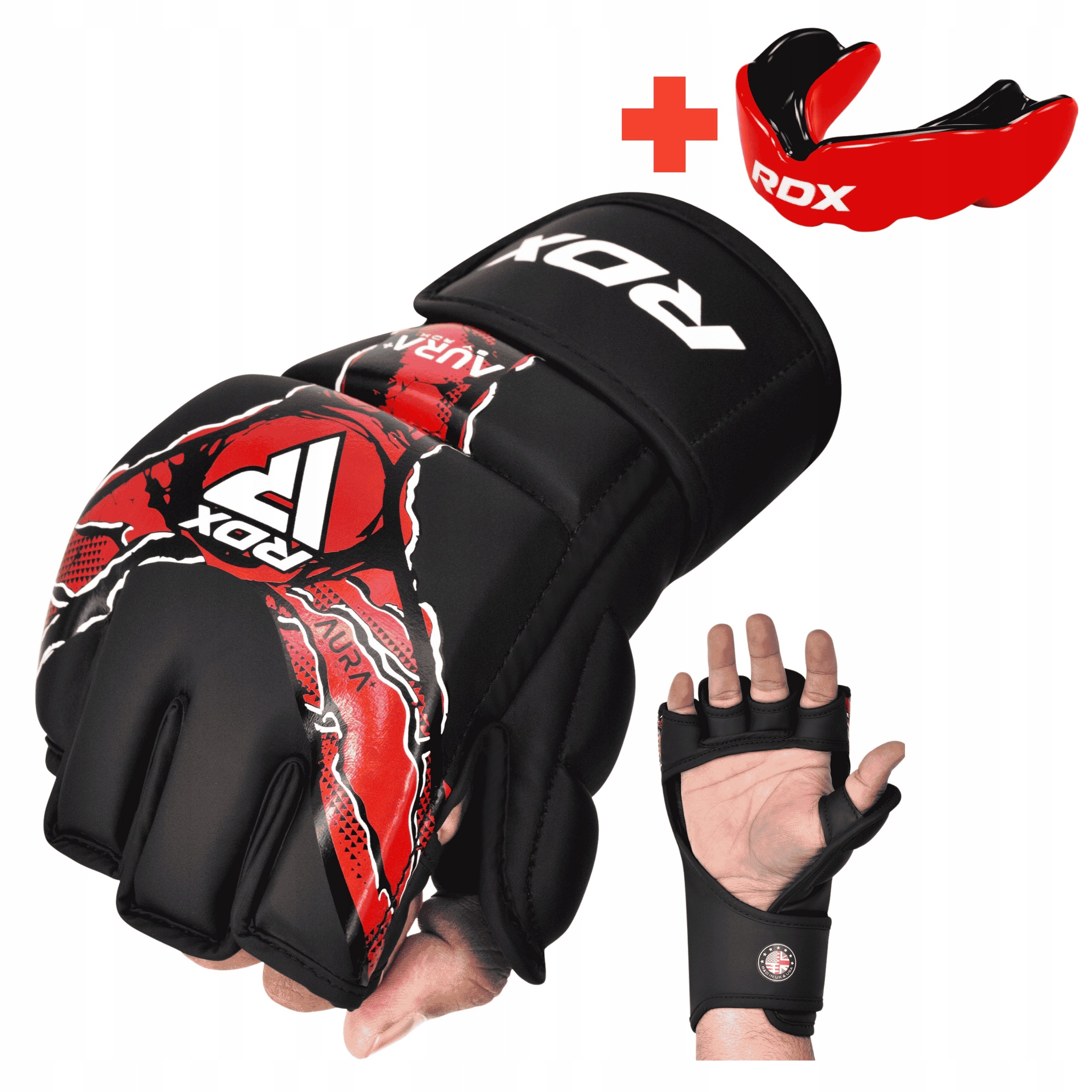 Grapplingové Rukavice Rdx Aura F-17 Sparingové Do Mma Stabilní Zápěstí