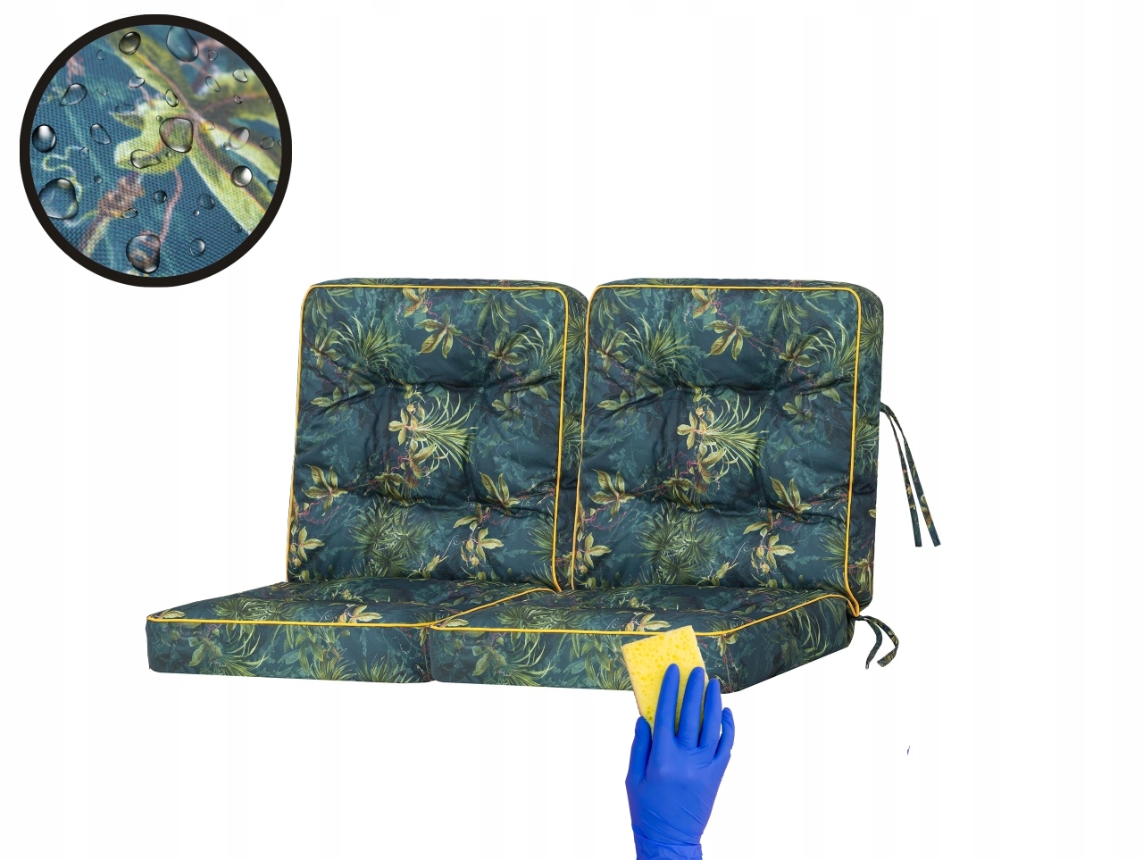 Polštář na zahradní houpačku, Polštáře na lavičku, Voděodolné, 100 cm
