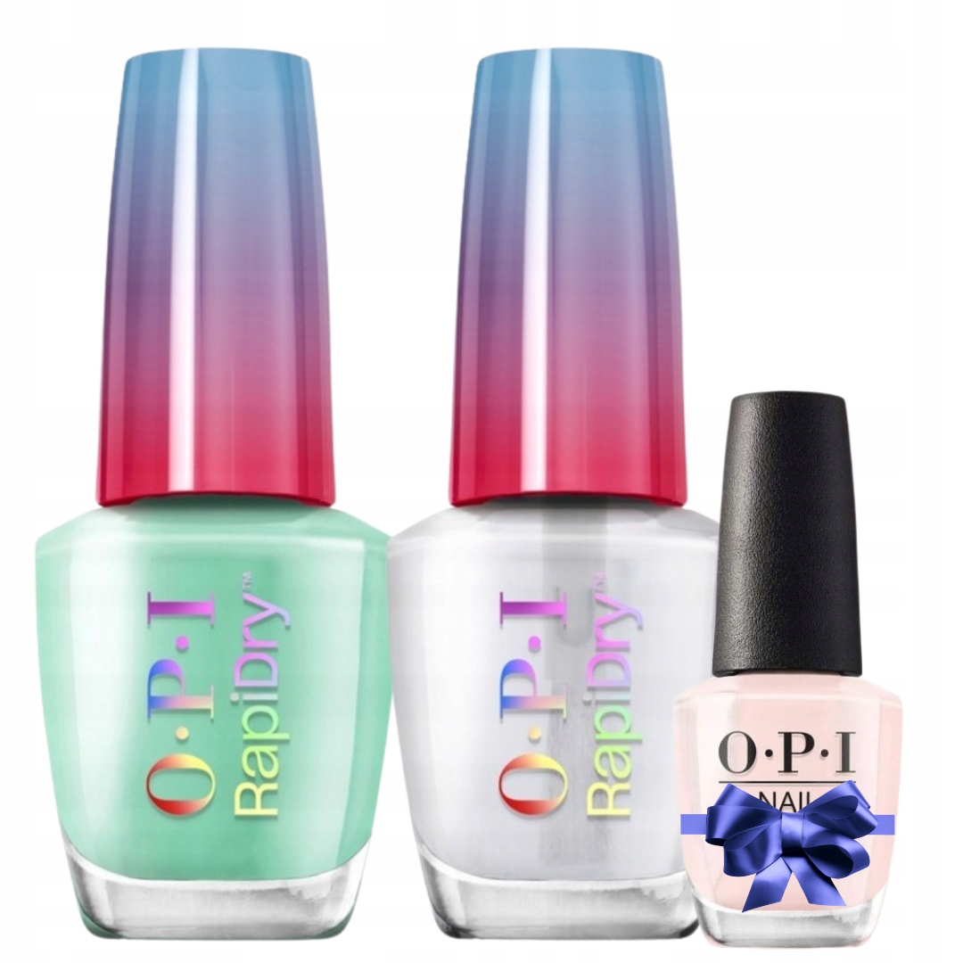 Lak na nehty Opi Rapidry No Further Delays Clearly Mix 9 ml x2 +dárek