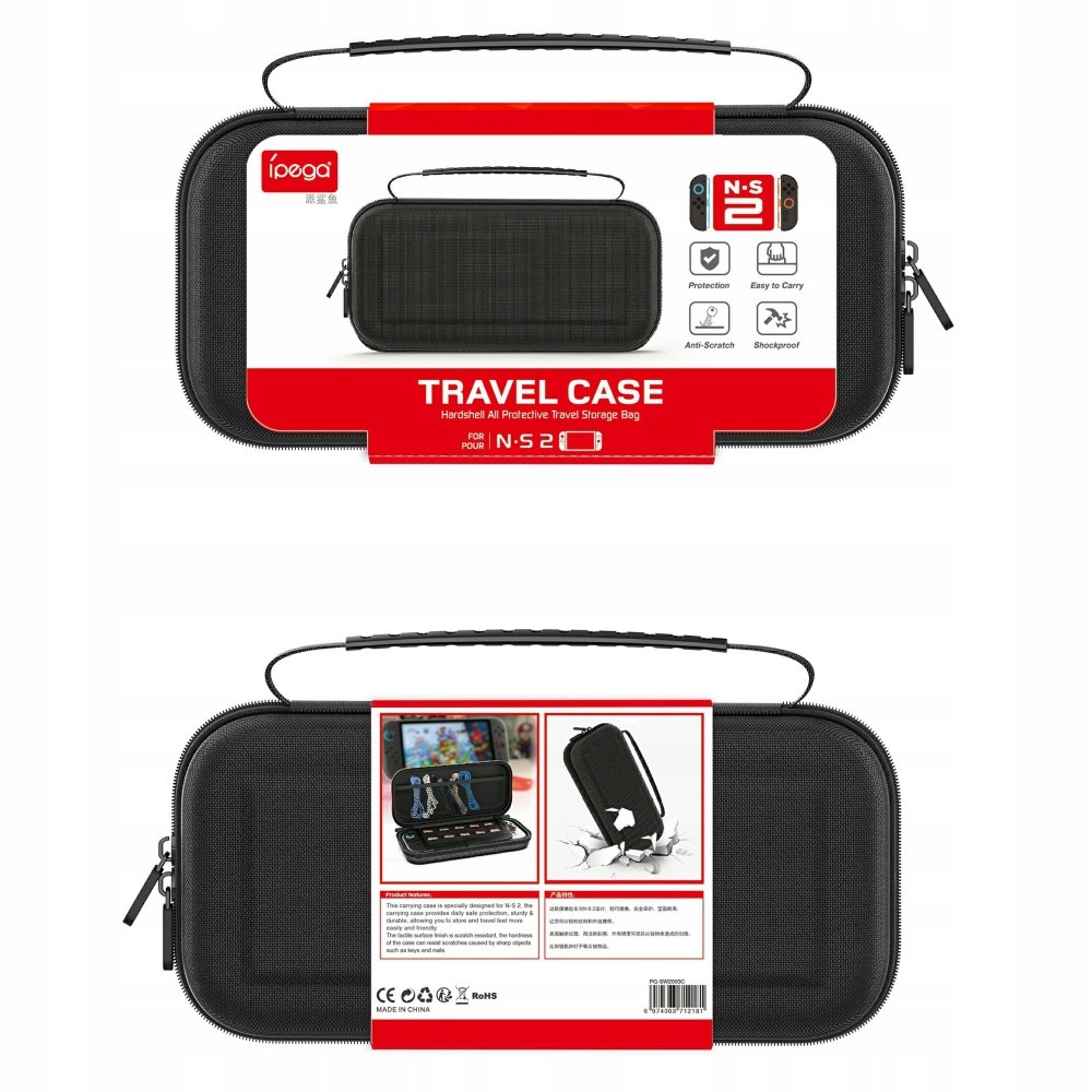 IPega Etui Pokrowiec Futerał Do Nintendo Switch 2 Ochronne Mocne Case