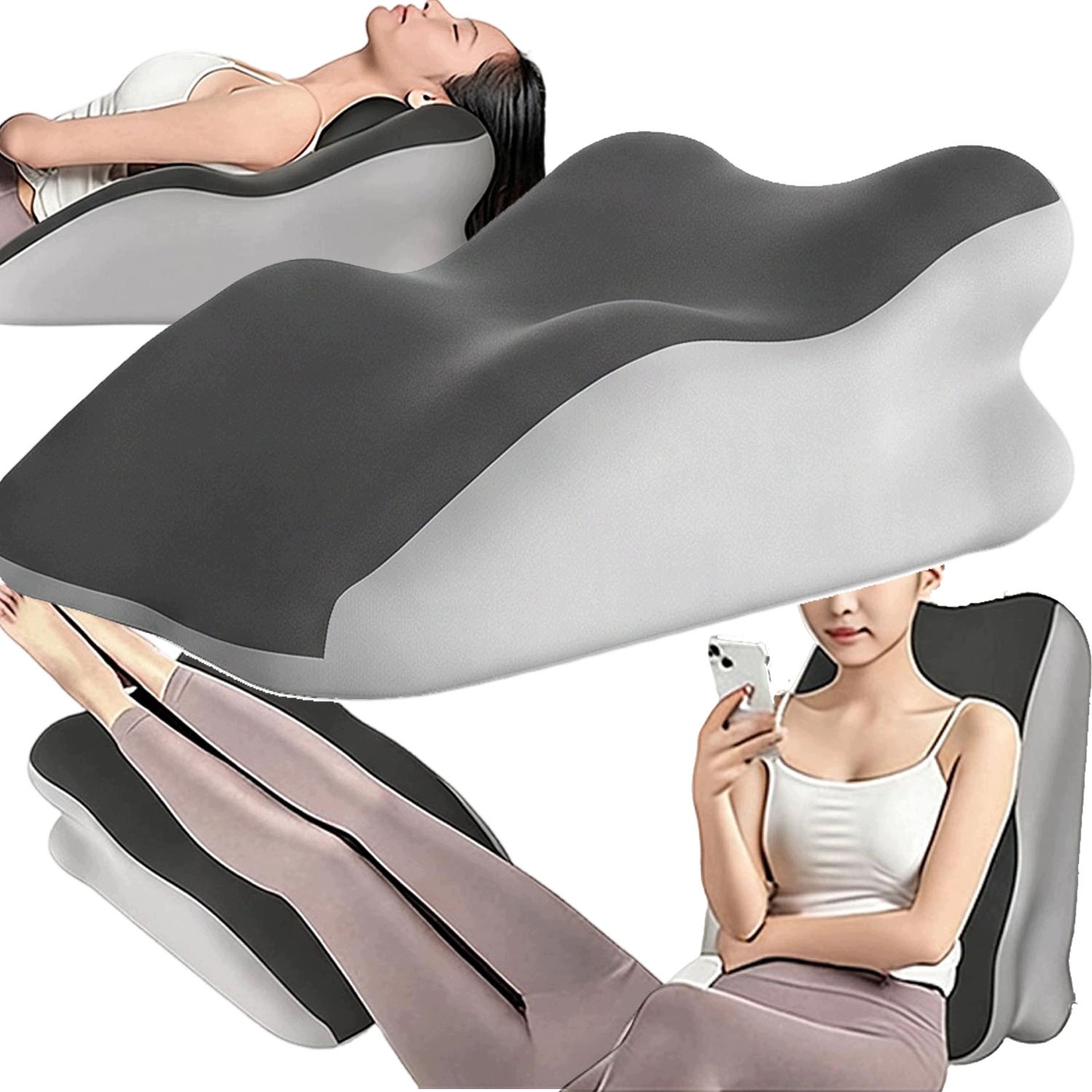 Poduszka Ortopedyczna Pod Nogi I Spania Na Brzuchu Relaksacyjna Memory Foam