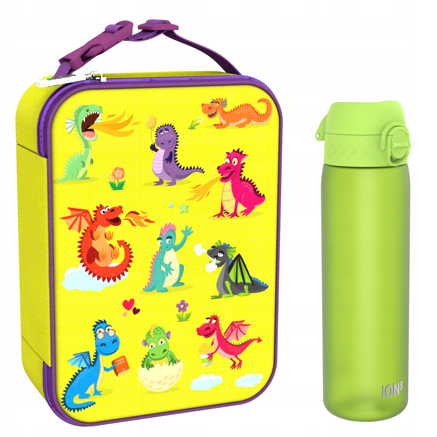 Láhev Na Pití 0,5L Termotaška Na Lunch Bag Snídaňová Taška Snídaně Oběd ION8