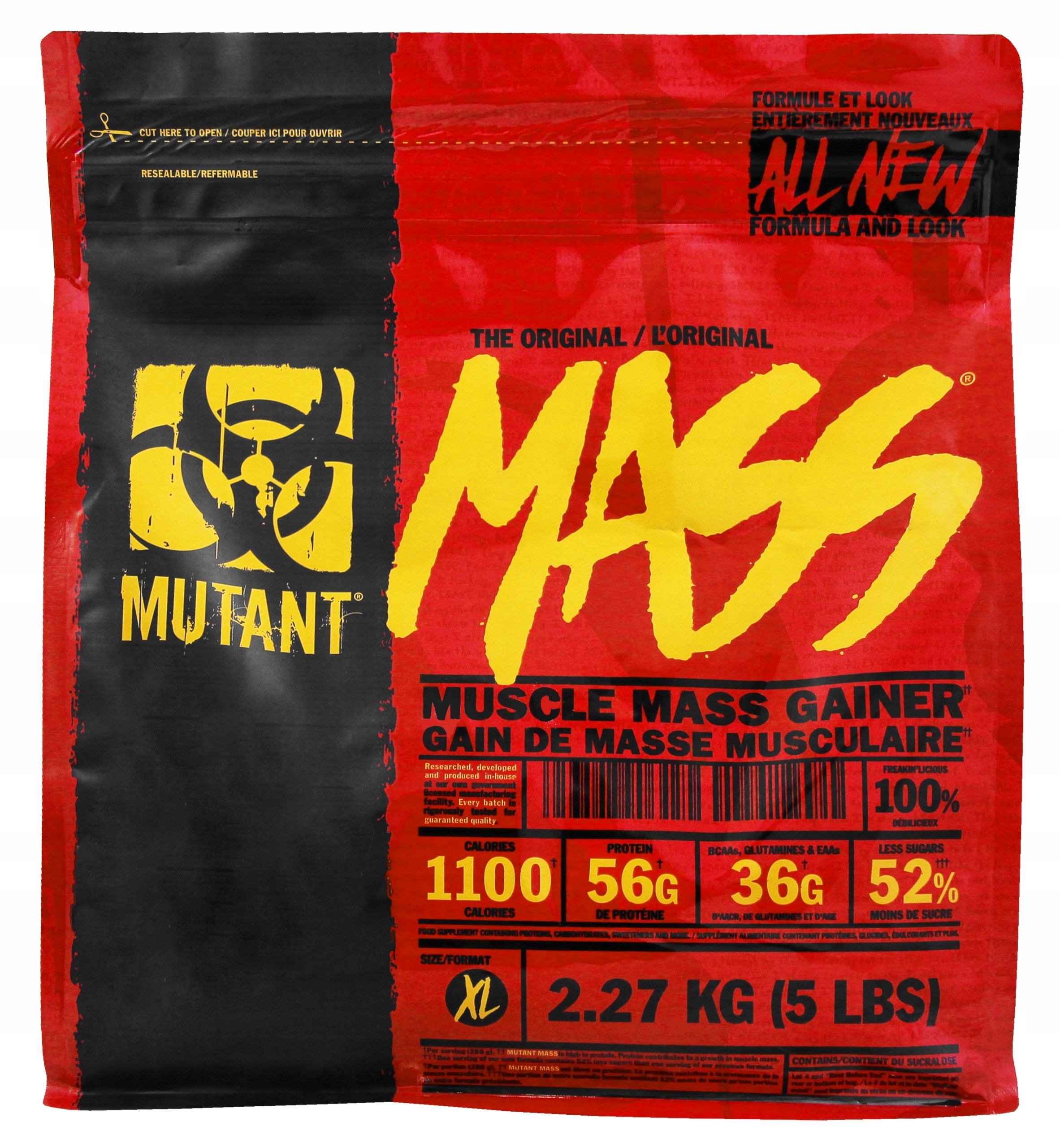 Pvl Mutant Mass 2270g Gainer Bílkoviny Whey Masa Síla
