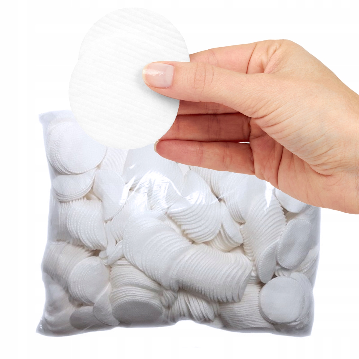 

Płatki waciki kosmetyczne bawełniane 500g ok.1200