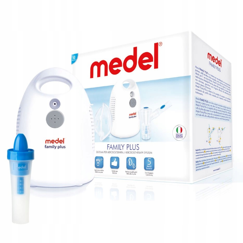 

Inhalator Nebulizator Medel Family Plus do nosa