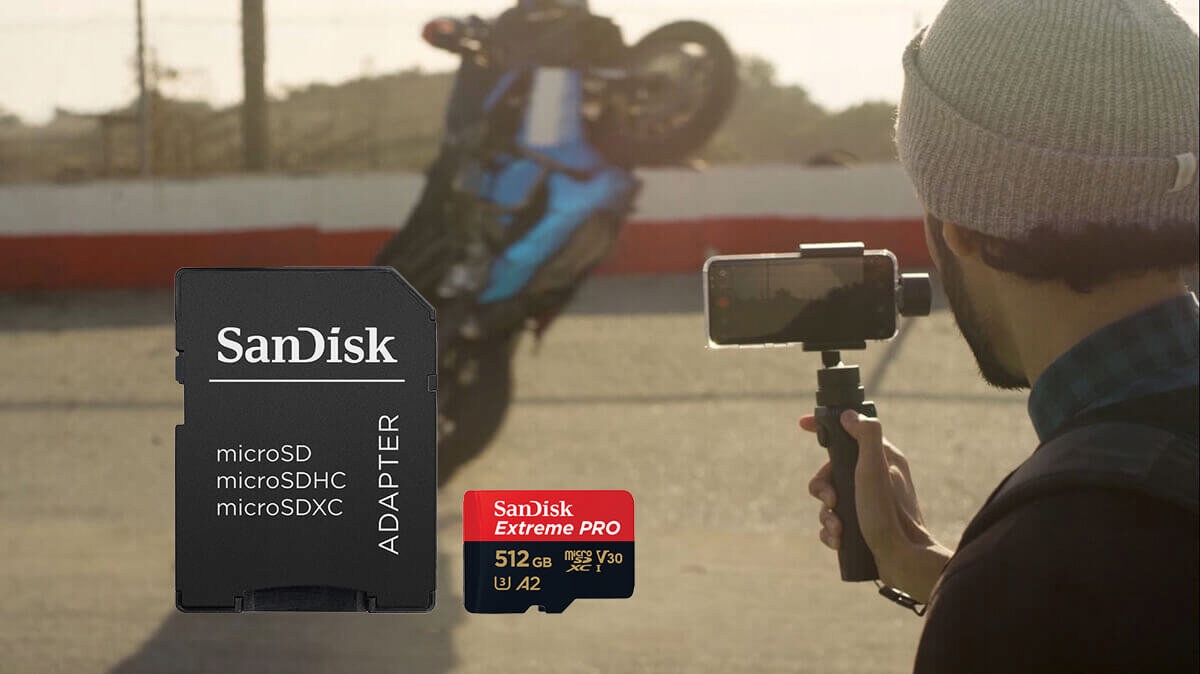 Karta pamięci SANDISK Extreme PRO microSDXC 512GB Typ karty SDXC