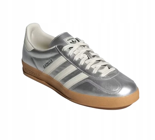Adidas Sportovní Pánské Kožené Stříbrné Boty Gazelle 39 1/3 I2F