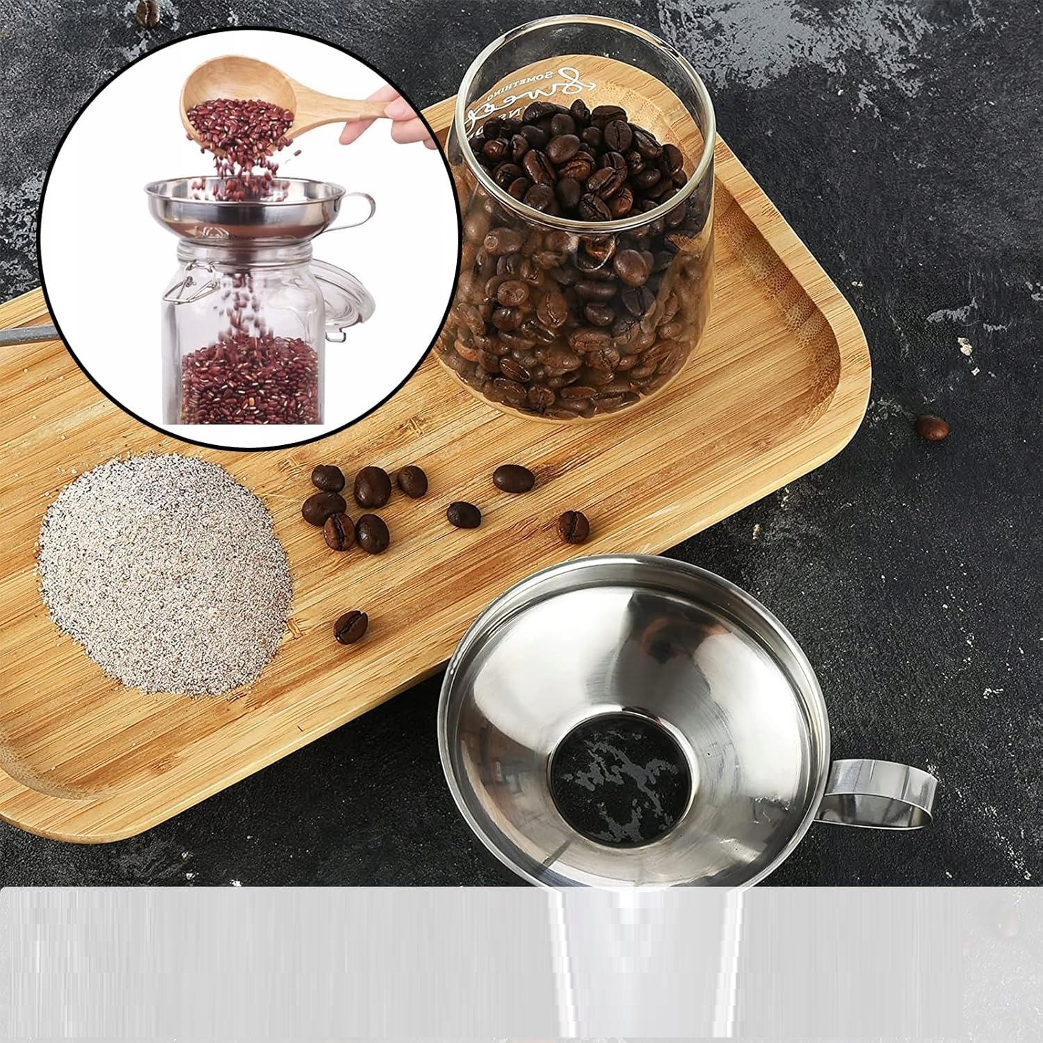 ZESTAW DO PRZELEWANIA DŻEM PRZETWORY LEJKI DO SŁOIKÓW SZEROKI OTWÓR 4EL. Średnica 15 mm