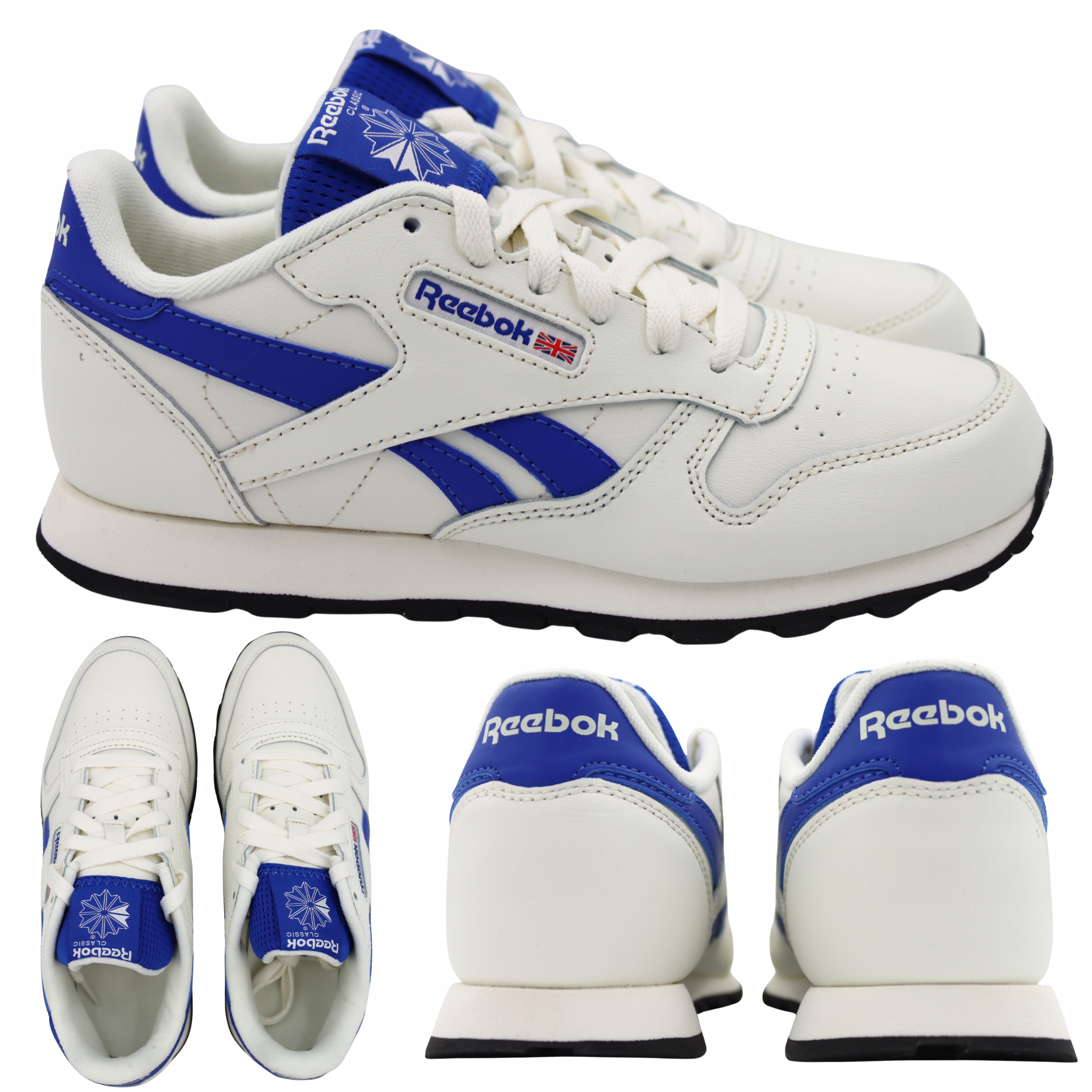 Dámské boty Reebok Classic Leather Sportovní Pohodlné Bílé Kůže Vel. 38