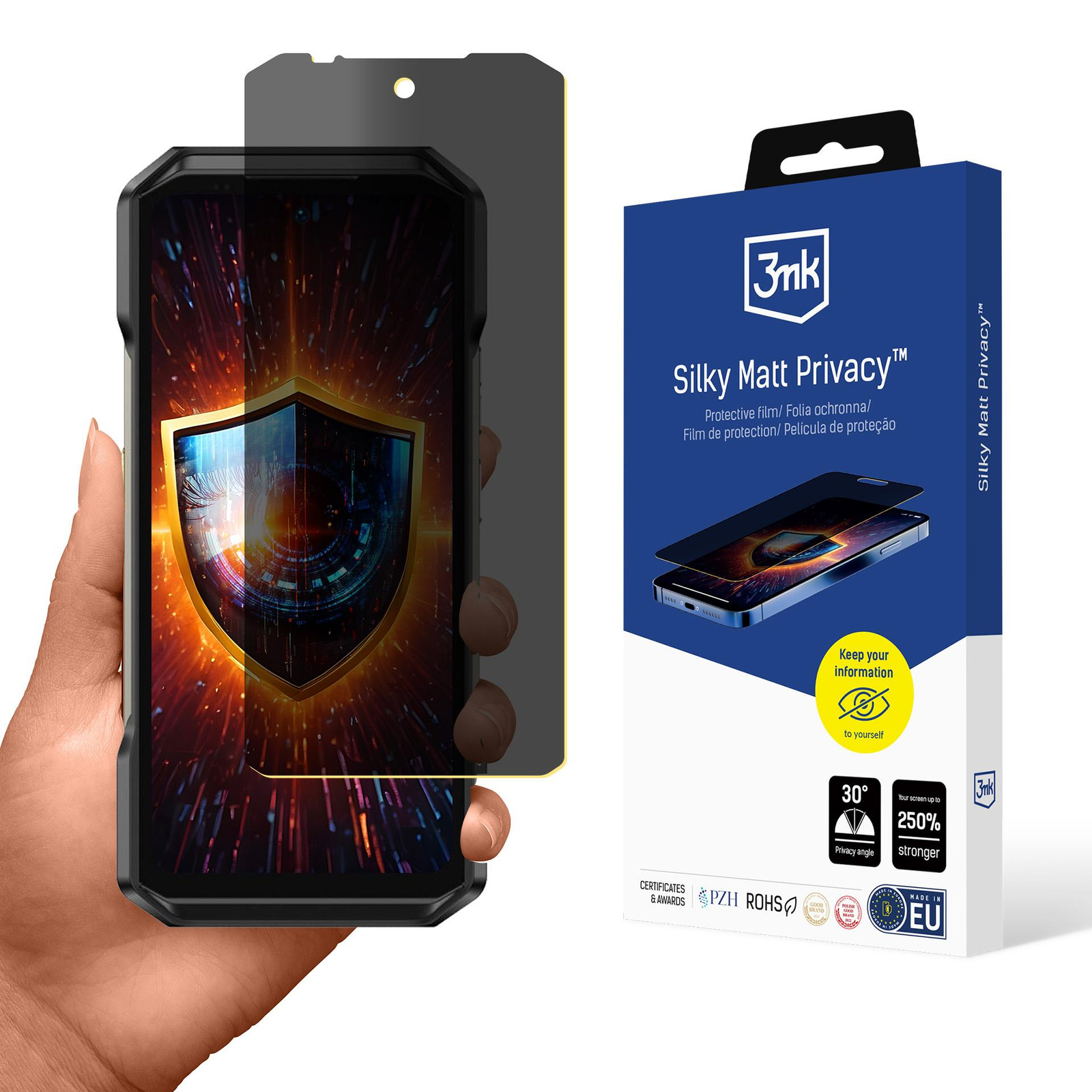 Folia ochronna prywatyzująca matowa 3mk Silky Matt Privacy na Ulefone 27T