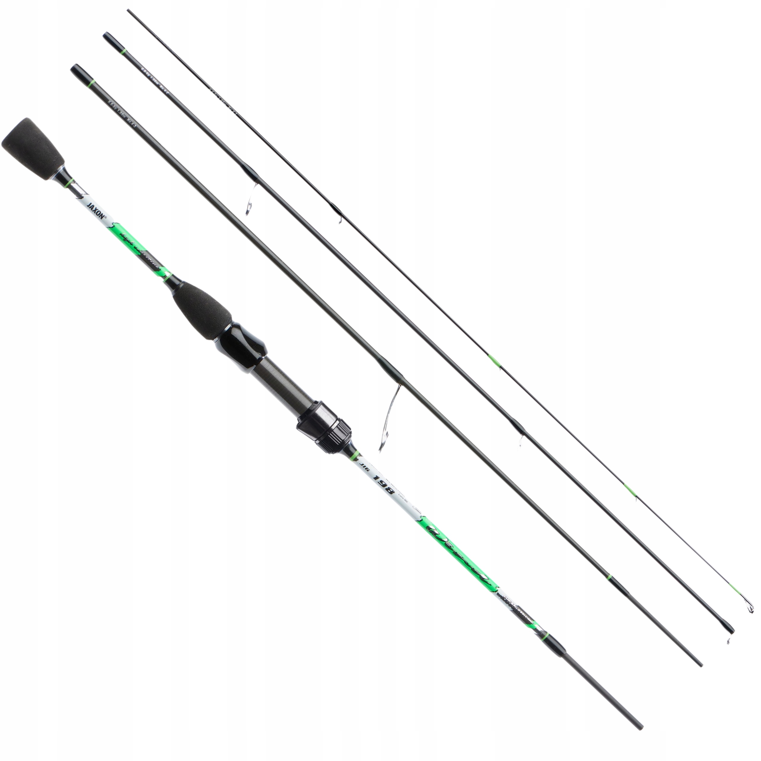 Wędka spinning Ultralekka Jaxon Green Wind Travel- 185cm 0,6-6g