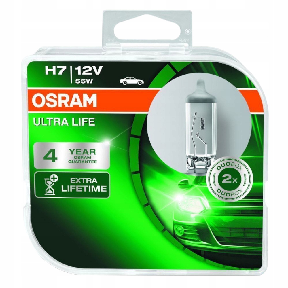 

H7 Osram Ultra Life Żarówka 55W Extra Lifetime