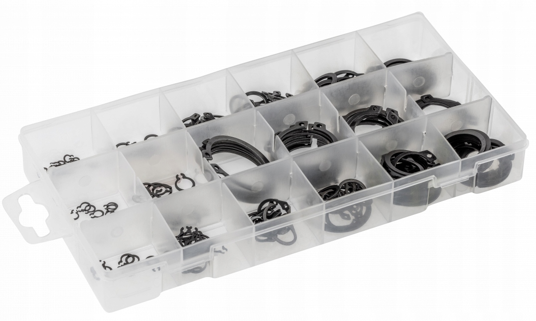 

Zestaw zewnętrznych pierścieni blokujących 150 szt