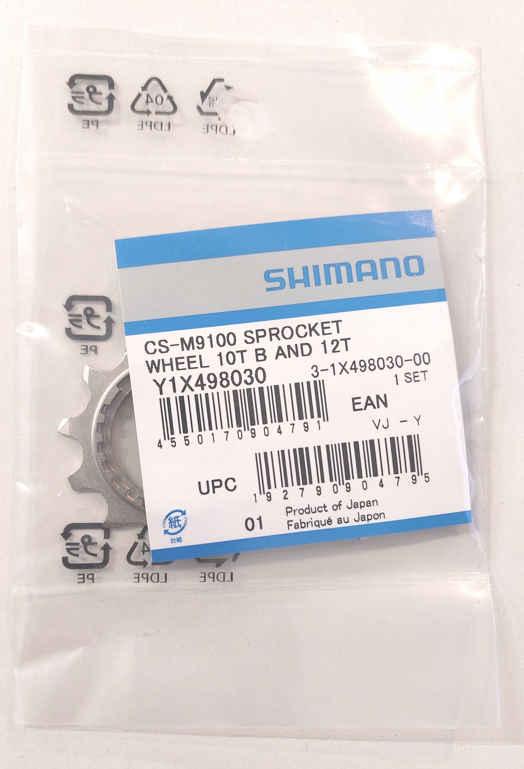 Shimano CS-M8100 CS-M7100 koronki kasety zębatki 10 12T Xt