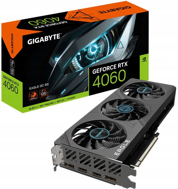 Karta graficzna Gigabyte GeForce Rtx 5060 Eagle Oc 8GB GDDR6 2DP Hdmi Box