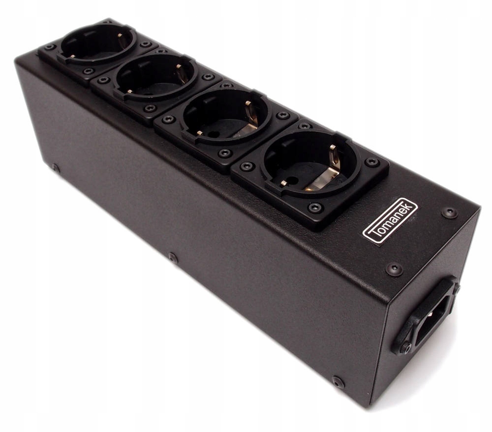 Tomanek TAP4S Napájacia Lišta 4x Schuko Filter Shaffnera Poľská Kvalita