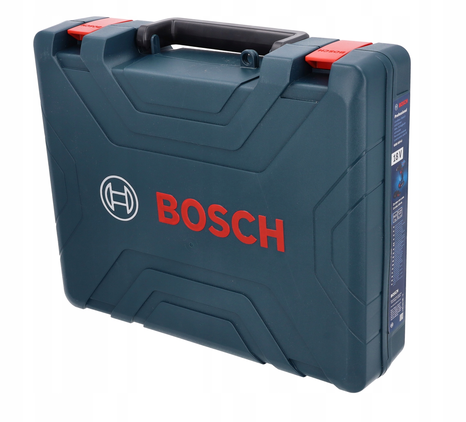 WIERTARKO WKRĘTARKA UDAROWA 18V 2x Aku. Walizka BOSCH GSB 183-LI Maksymalna prędkość obrotowa - II bieg 1815 RPM